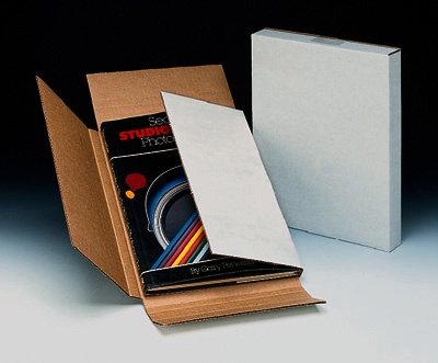 25 White 1-3 Vinyl 12 Record Cardboard Multi-Depth Mailers 