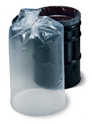 37 x 56 Round Bottom Polyethylene Drum Liner - 55 Gallon (10 mil)