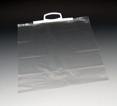 18 x 18 Poly Tote Bag with Rigid Handle + 4 Bottom Gusset - White (2  mil) - GBE Packaging Supplies - Wholesale Packaging, Boxes, Mailers,  Bubble, Poly Bags - Product Packaging Supplies