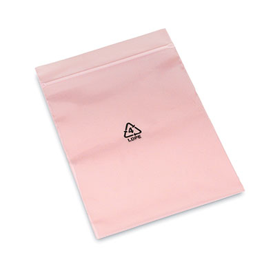 Cleanroom Poly Zipper Bags 4x6 - 4mil Clear