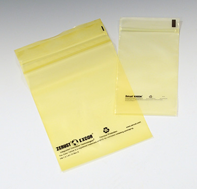 9" x 12" Pack of 10-4mil Thick Flat Top Multipurpose VCI Poly Bag 