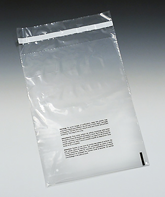 Zipper Bags with Hanging Loop - Clear