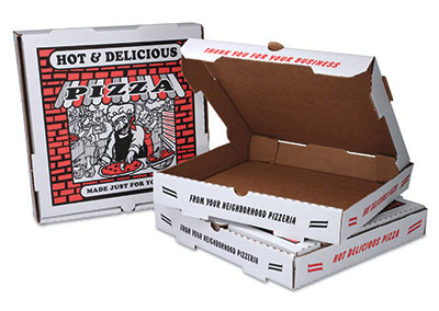 Hot & Delicious Printed Pizza Boxes