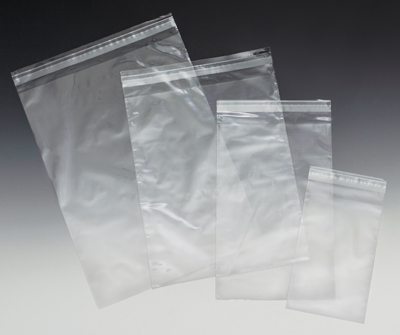 100 14 x 24 inches 2 mil clear flat poly bags 