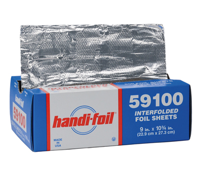 Aluminum Foil Pop-Up Sheets - 9 x 10 3/4