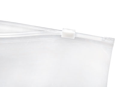 Slider zipper on sale poly bags